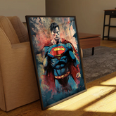 Superman Artwork Canvas Frames Wall Art